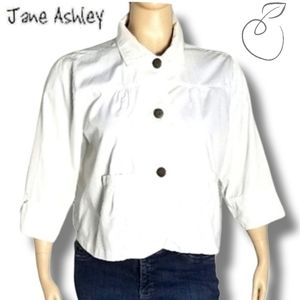 JANE ASHLEY CROPPED BLAZER 2X